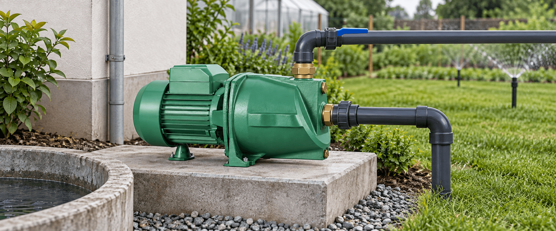 JSW Self-priming Pumps illustrative installation environment
