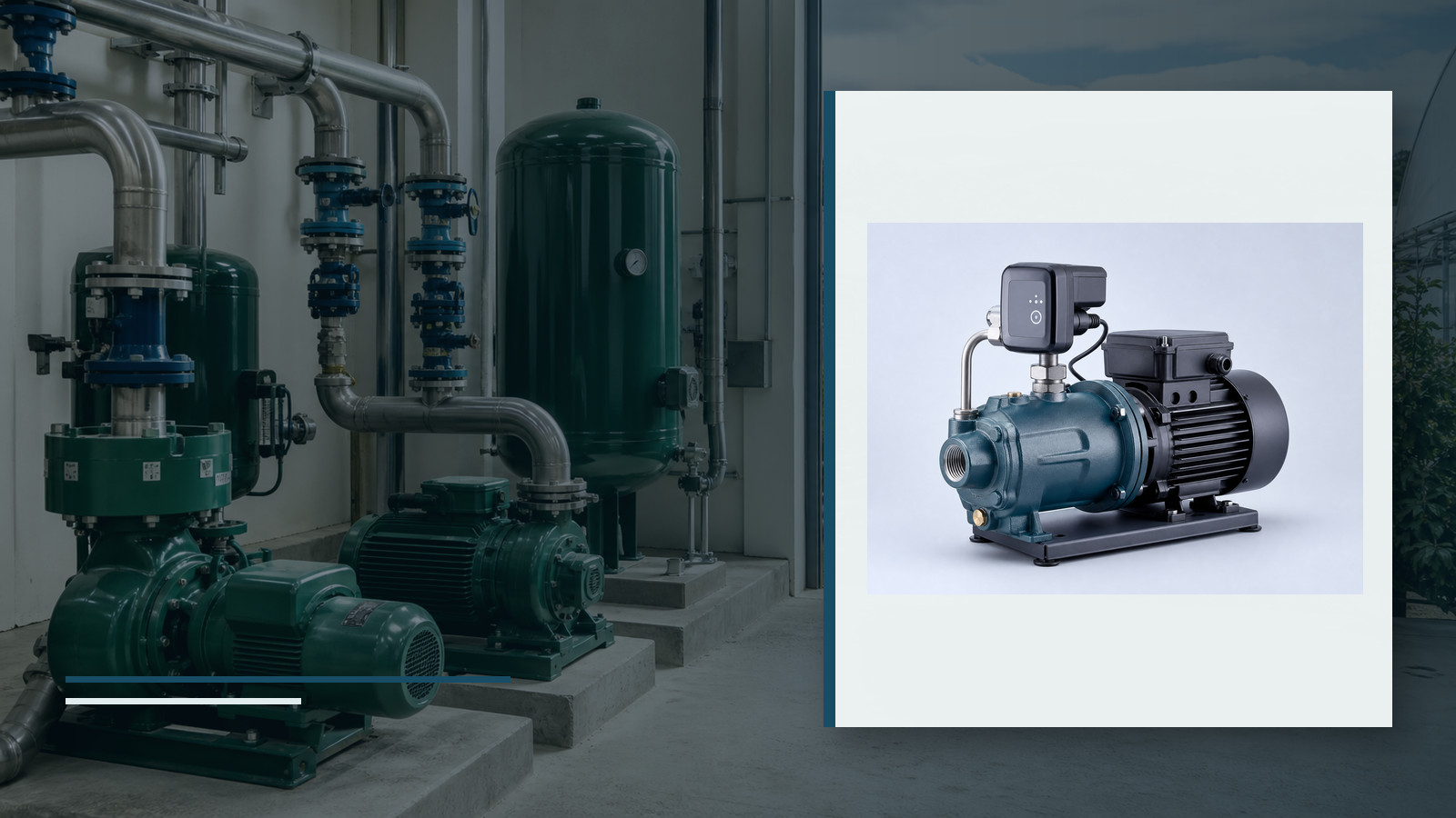 LW(Z) Automatic Self-priming Pumps illustrative installation environment